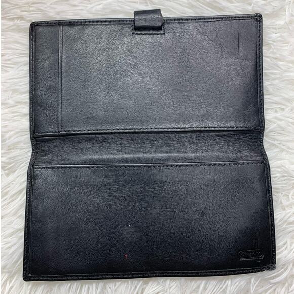 COACH Black and Gray Checkbook - Picture 3 of 6